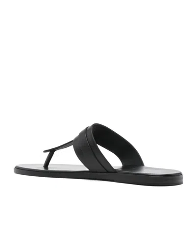 Tom Ford Flat Sandals Open Toe Single Strap In Black