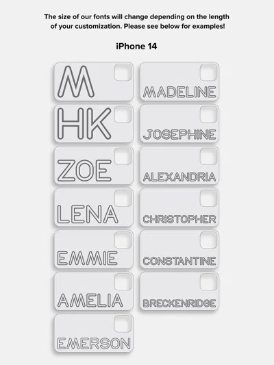 Baublebar Fine Line Custom Iphone Case
