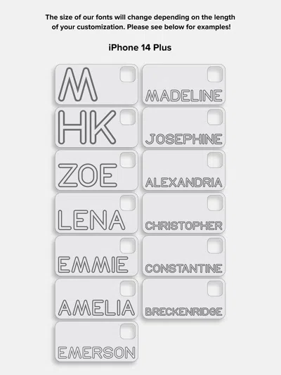 Baublebar Fine Line Custom Iphone Case