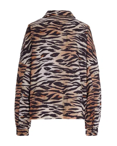 Pinko Multicolor Polyamide Shell Jacket In Multi