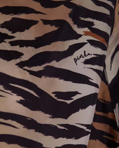 Pinko Multicolor Polyamide Shell Jacket In Multi