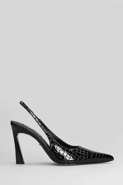 Werner Pointed Slingback Pumps In Black