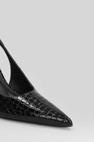 Werner Pointed Slingback Pumps In Black