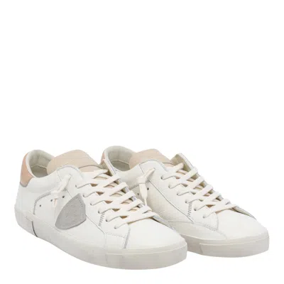 Philippe Model Prsx Lace Up Trainers In White