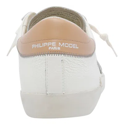 Philippe Model Prsx Lace Up Trainers In White