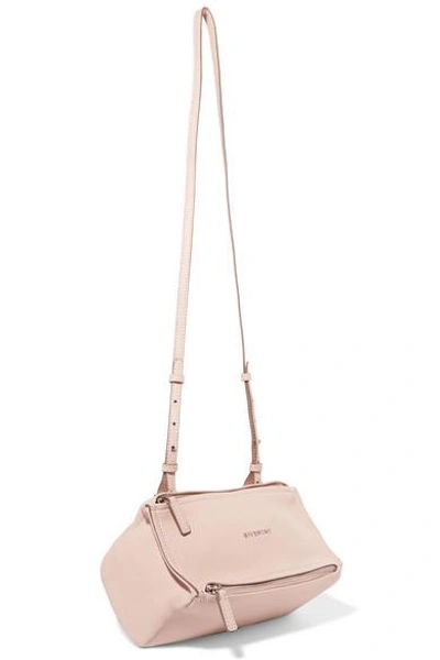 Shop Givenchy Pandora Mini Textured-leather Shoulder Bag
