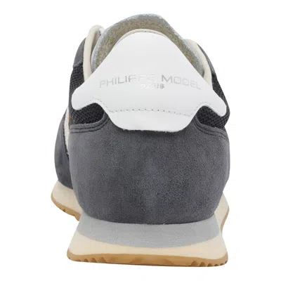 Philippe Model Round-toe Low-top Sneakers In Blue