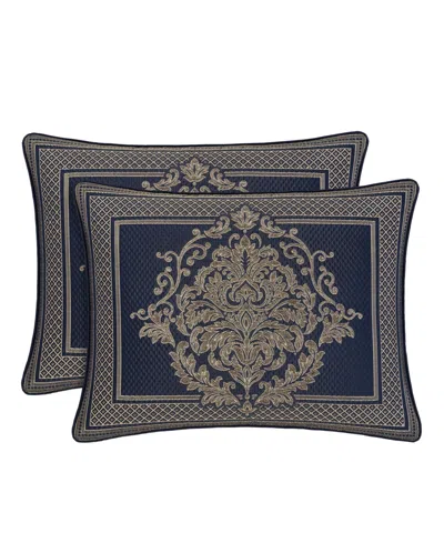 J Queen New York Excelsior 4-pc. Comforter Set, King In Blue