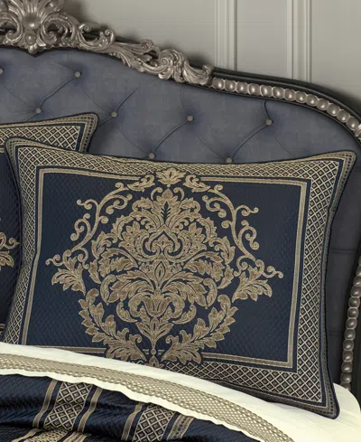 J Queen New York Excelsior 4-pc. Comforter Set, King In Blue