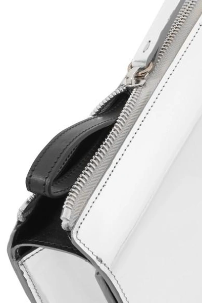 Shop Maison Margiela Metallic Leather Clutch