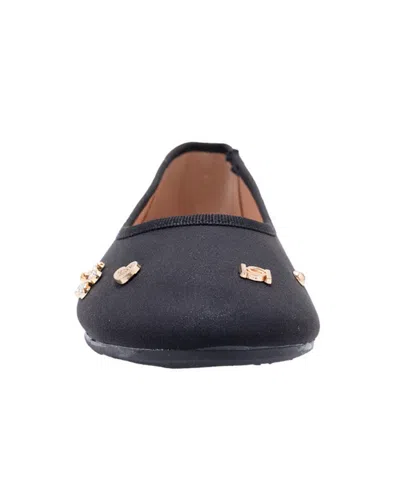 Bebe Kids' Shimmer Charm Flat In Blue