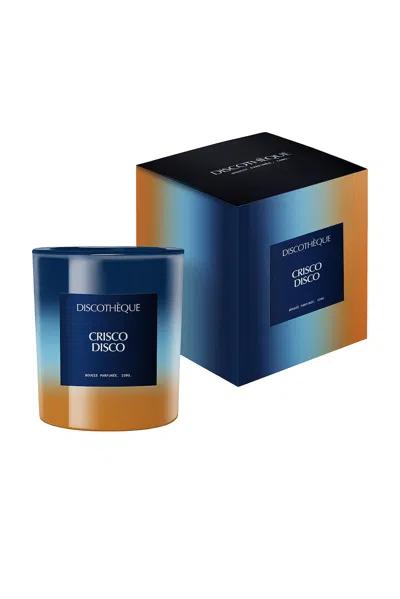 Discotheque Disco Crisco Candle In Blue