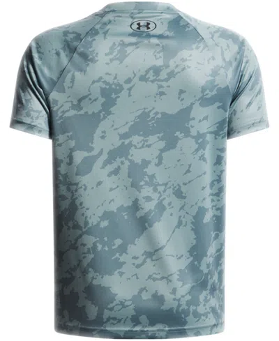 Under Armour Big Boys Tech Big Logo Printed Short Sleeve T-shirt In Gray