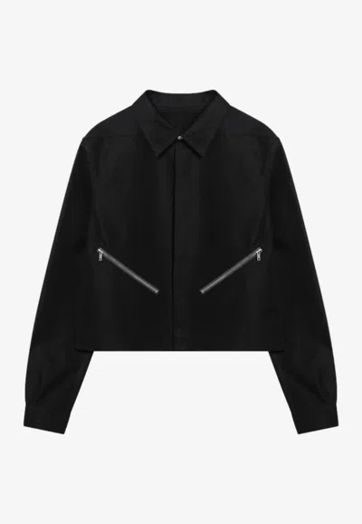 Rick Owens Tour Alice Shirt Jacket In Black