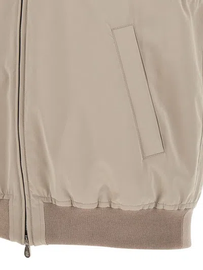 Brunello Cucinelli Thermore Padded Vest In Brown