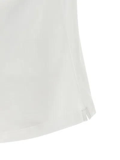 Brunello Cucinelli Solomeo Coat Of Arms T-shirt White In White