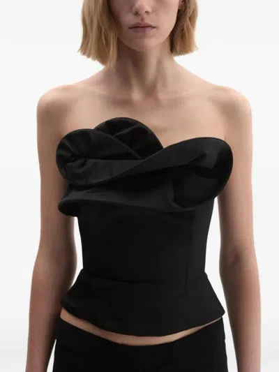 荷叶边紧身胸衣