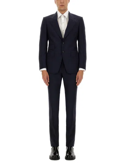 Tom Ford Shelton Two-piece Tailored Suit In Black