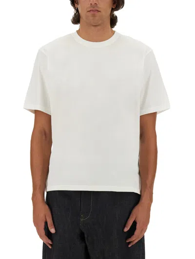 Studio Nicholson Basic Round Neck Short Sleeve T-shirt In White
