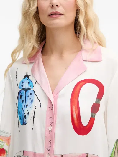 Stine Goya Graphic-print Shirt In White