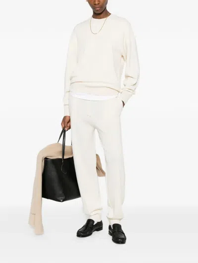 Totême Drawstring Track Pants In Neutral