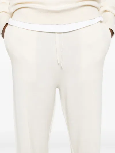 Totême Drawstring Track Pants In Neutral