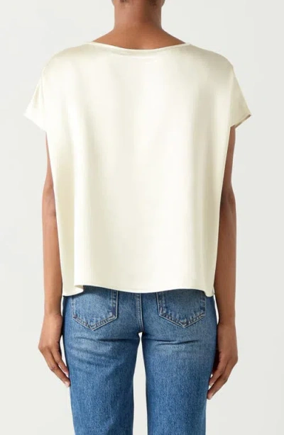 Lk Bennett Lena Sleeveless Satin Top In Sand