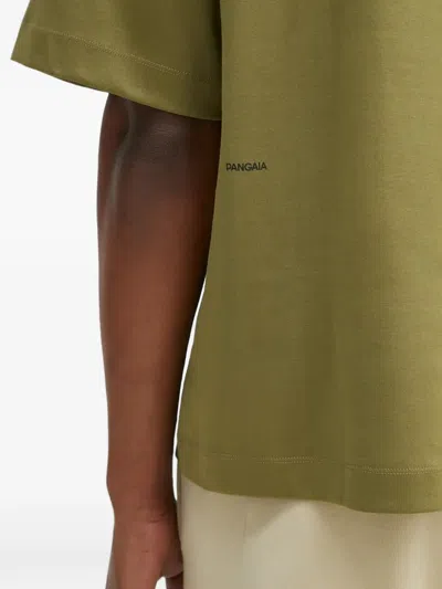 Pangaia Womens Highland Green Dna Oversized-fit Cotton-jersey T-shirt Xl