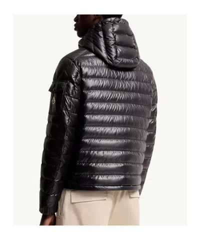 Moncler Lauros Recycled Polyester Down Jacket In Black