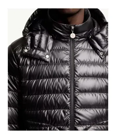 Moncler Lauros Recycled Polyester Down Jacket In Black