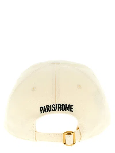 Valentino Garavani Chez Valentino Baseball Cap In White