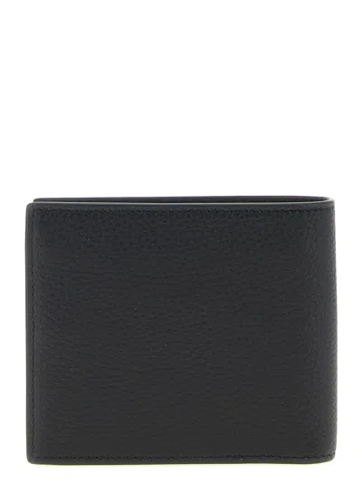 Saint Laurent Cassandre Wallet In Black