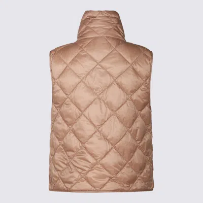 Max Mara The Cube Caramel Down Ajcket In Brown