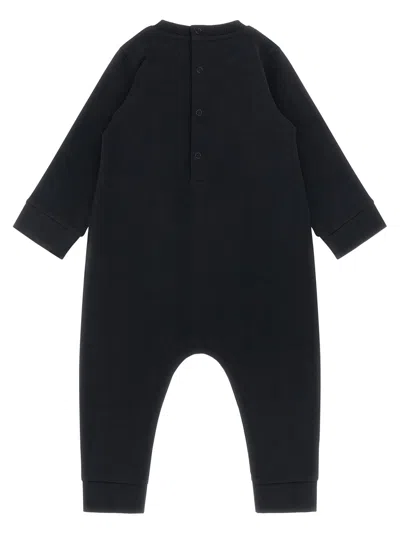 Moncler Logo Jumpsuit In Blue