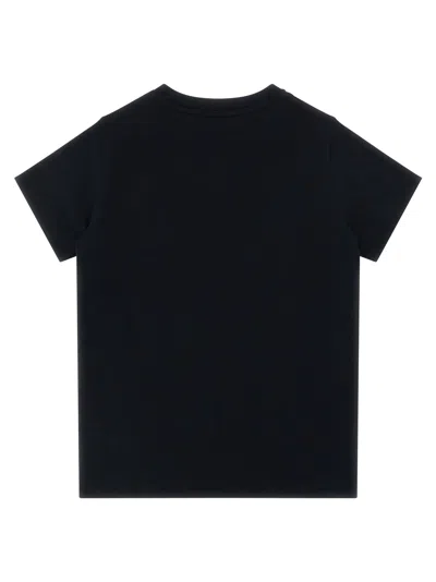 Moncler Stretch Jersey T-shirt Kids In Black