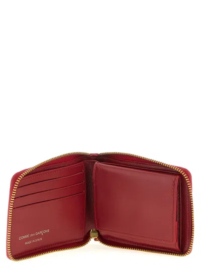 Comme Des Garçons Classic Leather Line Wallet In Red