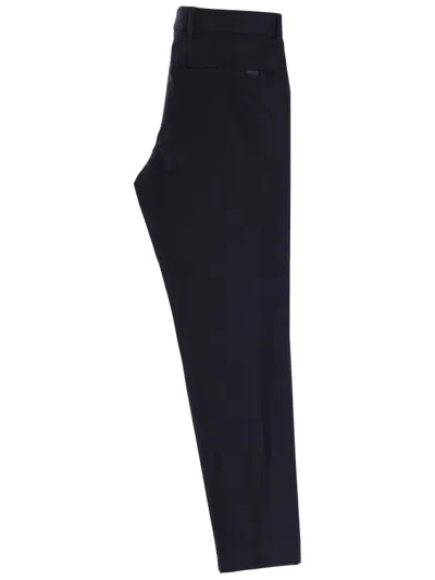 Hugo Boss Tailored Trousers Belt Loops And Pockets In Blue