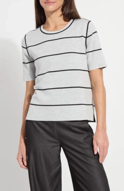 Lyssé Lysse Odessa Reversible Short Sleeve Sweater In Black