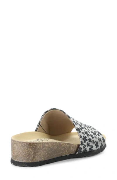 Bos. & Co. Lux Slide Sandal In Black