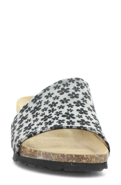 Bos. & Co. Lux Slide Sandal In Black