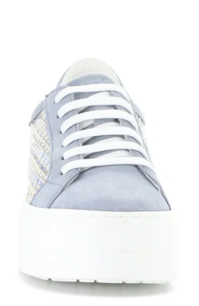 Bos. & Co. Maya Lace-up Platform Sneaker In Multi