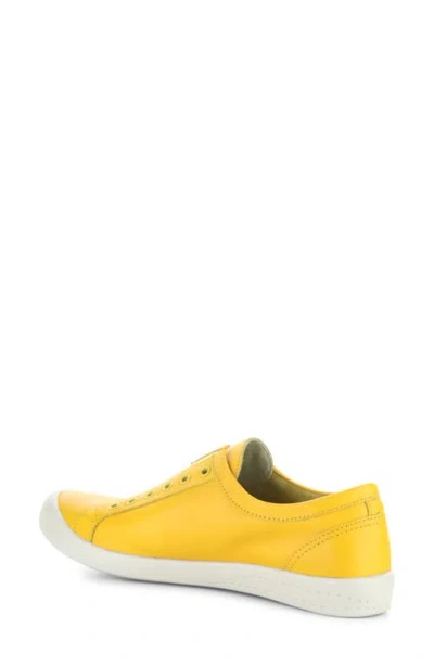 Softinos By Fly London Irit Low Top Sneaker In Yellow