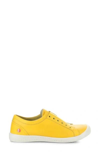 Softinos By Fly London Irit Low Top Sneaker In Yellow