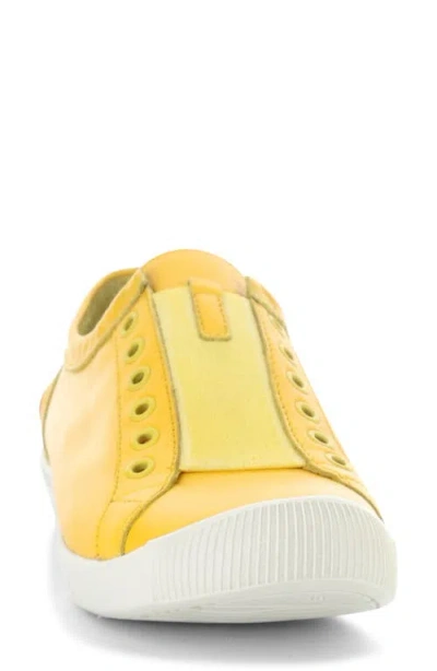 Softinos By Fly London Irit Low Top Sneaker In Yellow