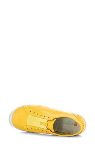 Softinos By Fly London Irit Low Top Sneaker In Yellow