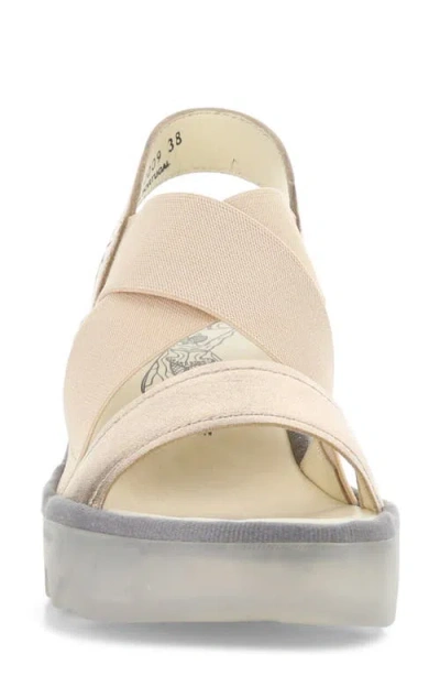 Fly London Taji Platform Slingback Sandal In Multi