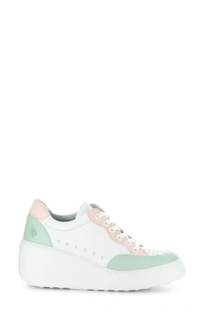 Fly London Derk Platform Wedge Sneaker In Multi
