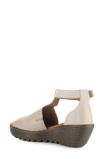 Fly London Lemo Ankle Strap Platform Wedge Sandal In Multi