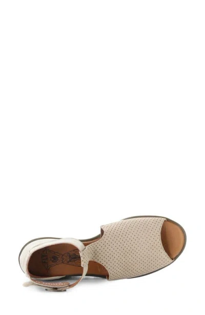 Fly London Lemo Ankle Strap Platform Wedge Sandal In Multi