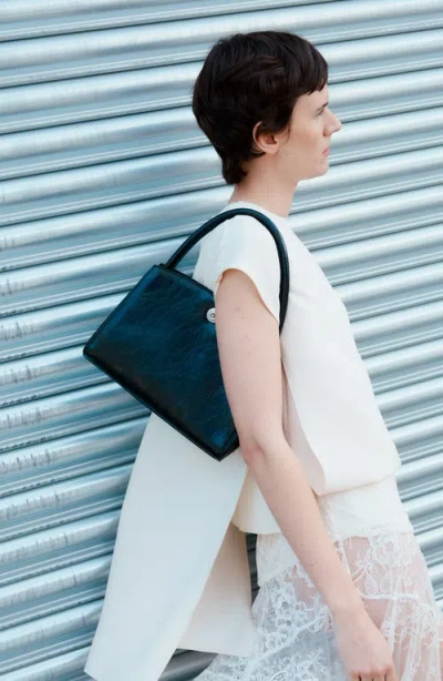 Liffner Pushlock Leather Shoulder Bag In Pattern